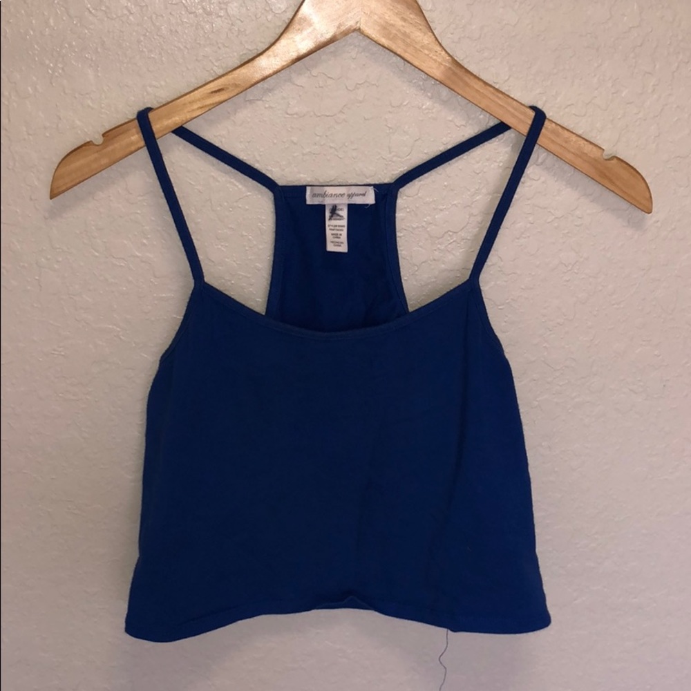 Royal Blue Crop Top